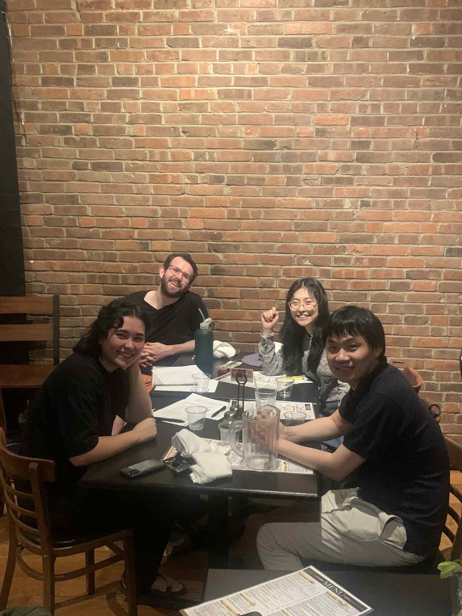 Team celebrating a puzzle solve