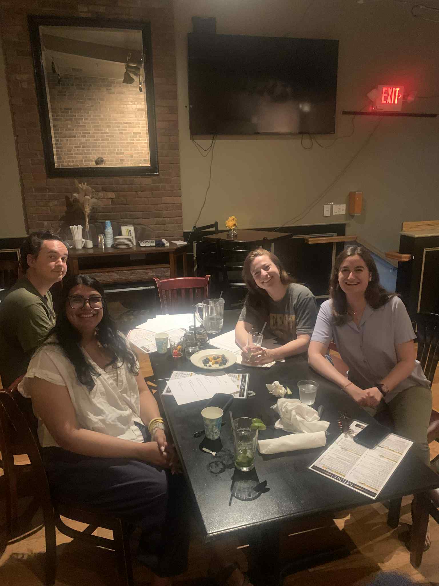 Winners posing with prizes